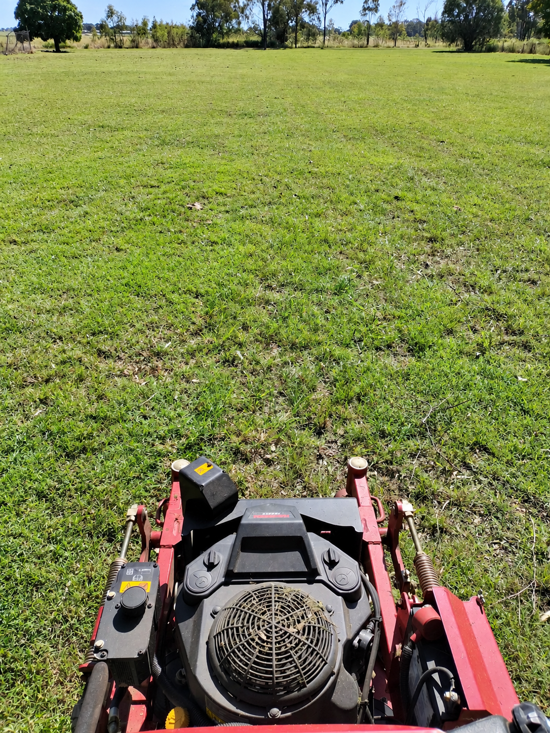 Acreage mowing in Bundaberg by Wide Bay Lawn Services